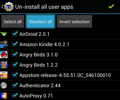 disinstallazione batch Android