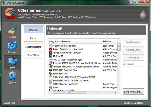 software ccleaner