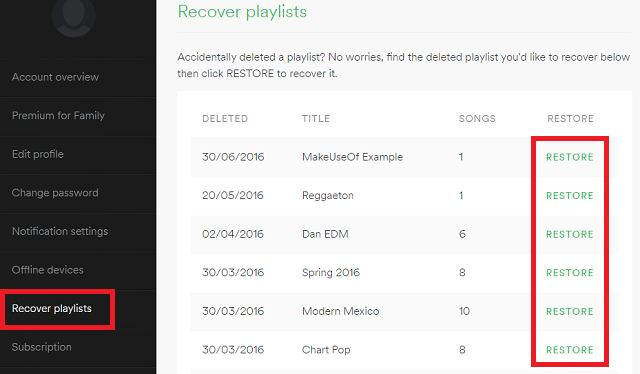 Spotify-playlist-restore