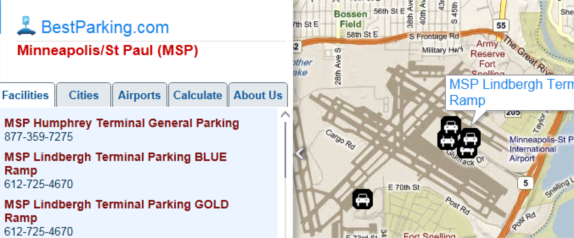 Mappe di Bing - Pianificare i tuoi viaggi in auto è diventato molto più facile. Veramente. parkingspots