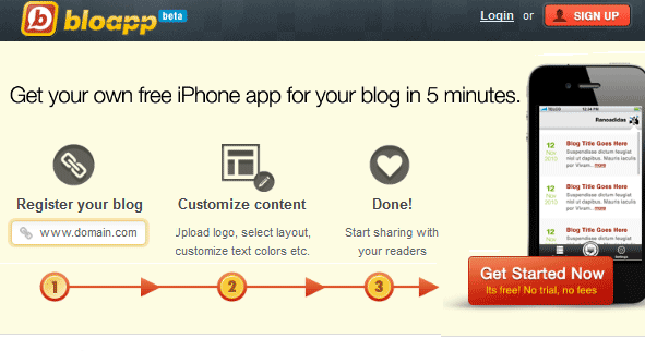 app per iPhone per il tuo blog