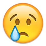 emoticon emoji pianto lacrima