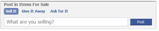 vendere cose su Facebook