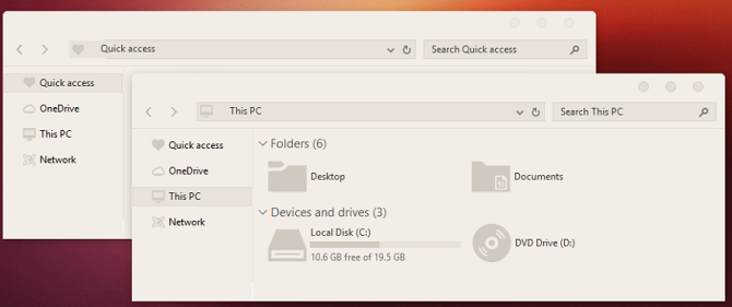 tema Ubuntu per Windows 10