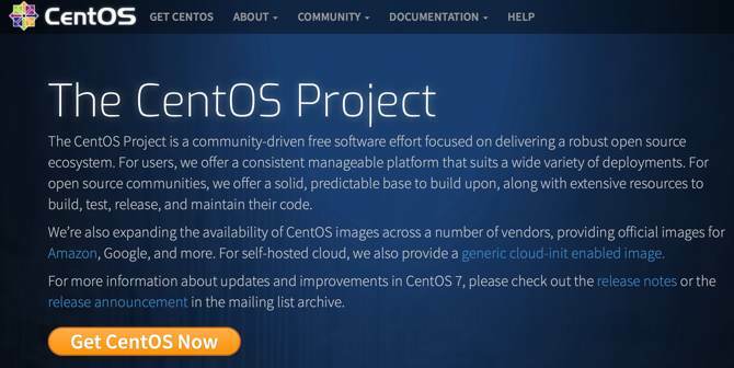 Sito web CentOS