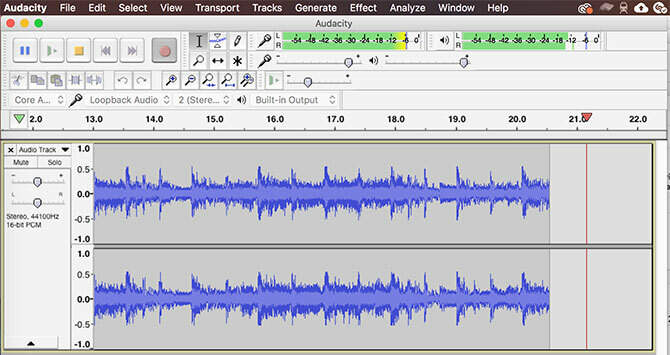 Registrazione con Audacity