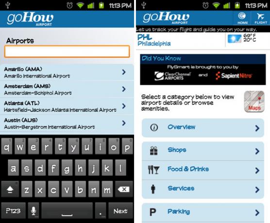 GoHow Airport: un'eccellente app gratuita per frequent flyer [Android e iPhone] android gohow airport 1