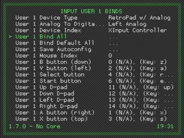 Configura il tuo controller