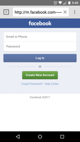 Come proteggere il tuo accesso a Facebook con una chiave di sicurezza per evitare truffe e hack Truffa di imbottitura dell'URL di Facebook mobile