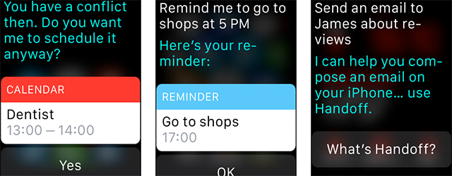 Come eseguire le funzioni comuni di iPhone sul tuo Apple Watch watch siri