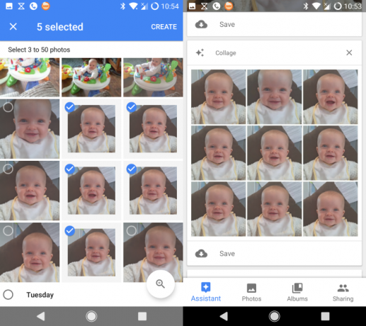 google photos assistant collage