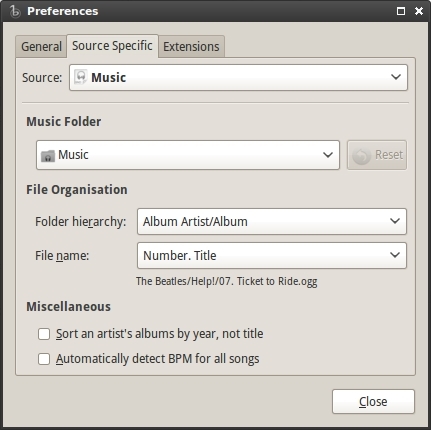 media player per linux