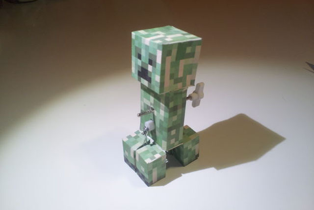 Minecraft-fai da te-windup-creeper