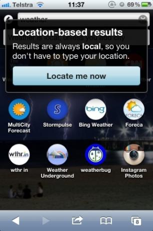 app di ricerca mobile