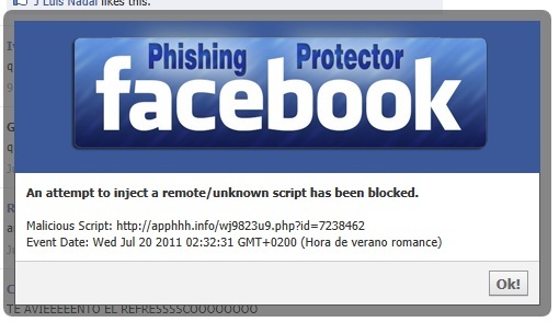 truffe e attacchi di phishing su Facebook