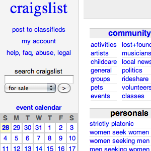 cerca in craigslist