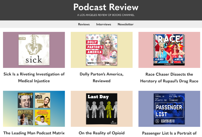 Podcast Review di LA Review of Books