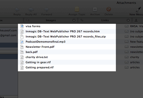 Casella postale: un client di posta elettronica alternativo per la vista degli allegati della casella postale Mac