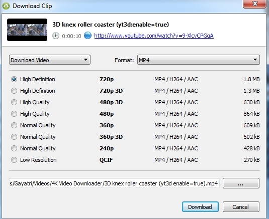 4K-Downloader-download-youtube-Altri-Video-facilmente 3D Video