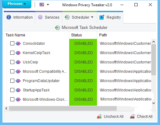 tweaker privacy di windows