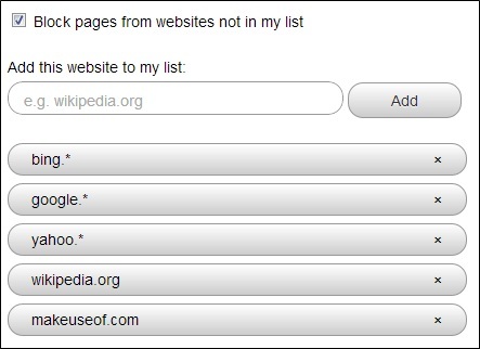 Lista bianca per Chrome: specifica quali siti web dovrebbero essere accessibili da Google Chrome Block