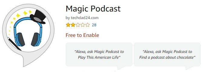 Magic Podcast per podcast di eco amazon