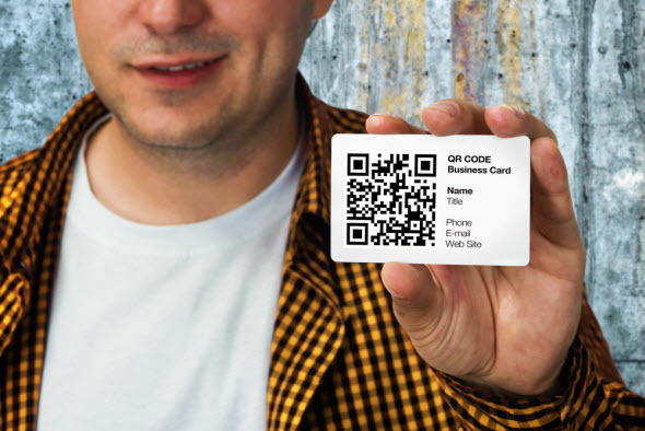 Ripensare il biglietto da visita qrcodebusinesscard