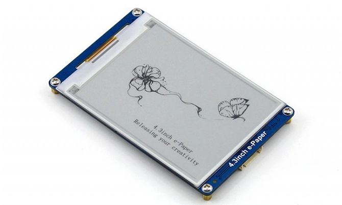 e-ink di visualizzazione arduino