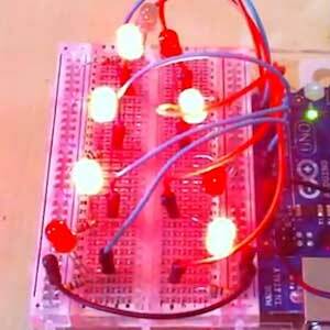 luci di natale di arduino