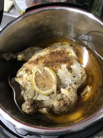 pollo al limone cotto in pentola istantanea