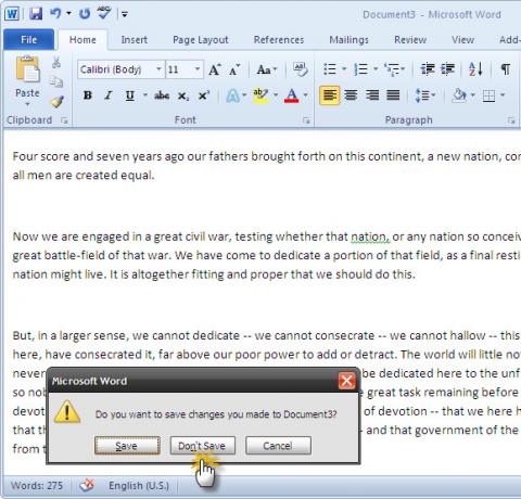 recuperare il documento word