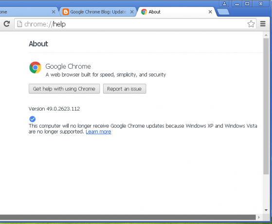 Il software Windows XP funziona ancora con Chrome