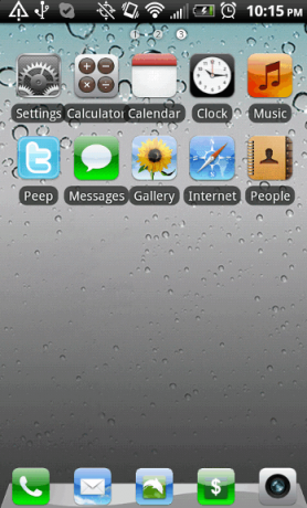 tema iPhone per Android