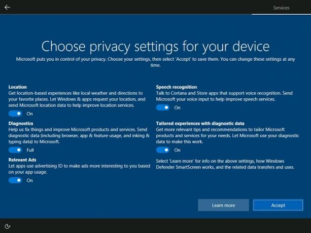 privacy dei creatori di windows 10