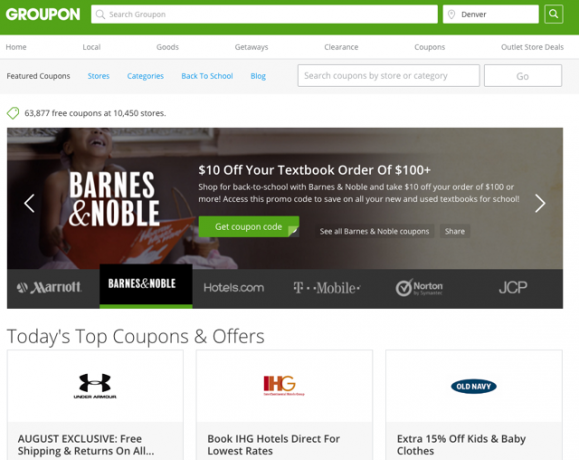 Groupon-coupon