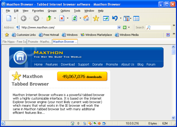 browser web maxthon