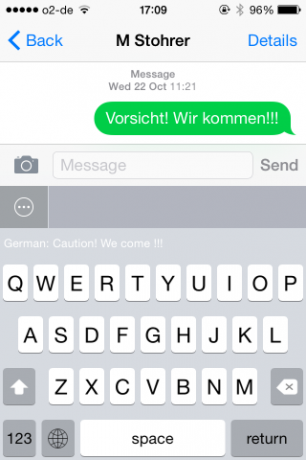 Slated è una tastiera iOS 8 che traduce conversazioni per te in programma9