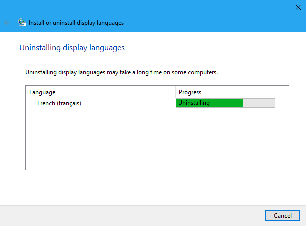 come cambiare la lingua di sistema in Windows 10