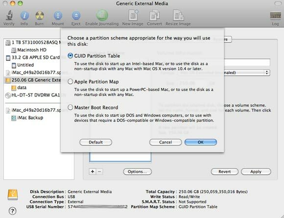 installazione interna osx