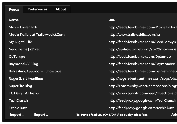 snack google reader