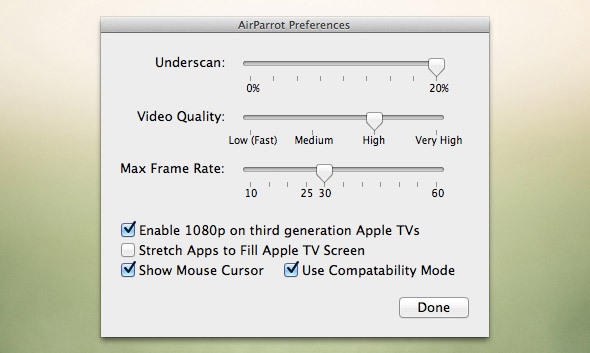 mirroring di airplay