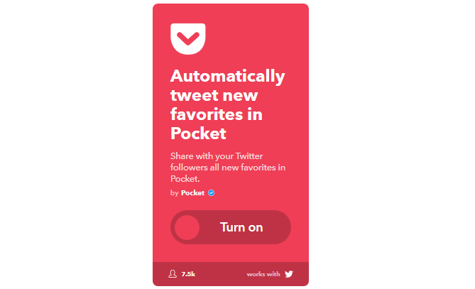 La guida IFTTT definitiva: usa lo strumento più potente del Web come un 59IFTTT PocketToTwitter Pro