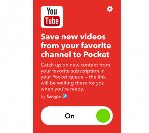 youtube ifttt salva la tasca dei video del canale