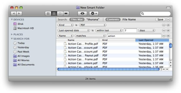 Modi semplici per organizzare i file in Mac 02 regole della cartella smart