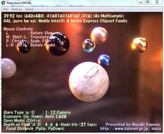 benchmark della scheda video