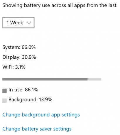 Batteria per Windows 10 Utilizzare 1 settimana