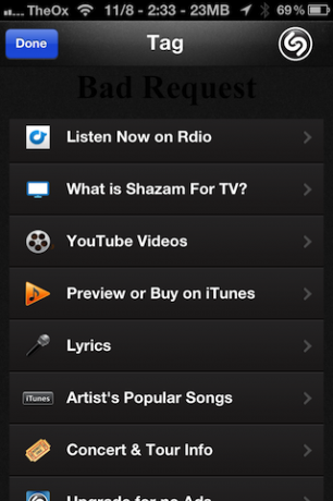 app shazam per iphone