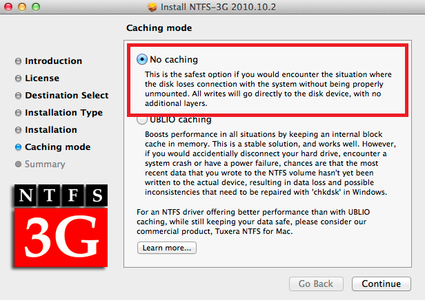 ntfs-3g-installazione