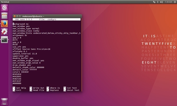 migliorare il sistema Linux conky