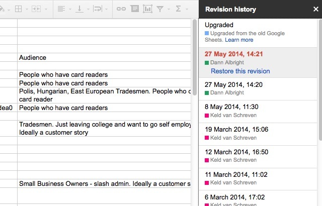 google-sheets-revisione-storia